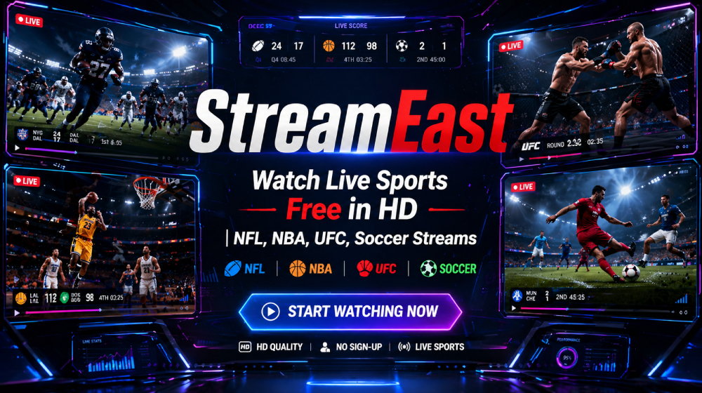 StreamEast - Watch Live Sports Free in HD